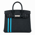Mini Birkin 25cm Officier Edition in Cypress Green Togo & Swift Calfskin