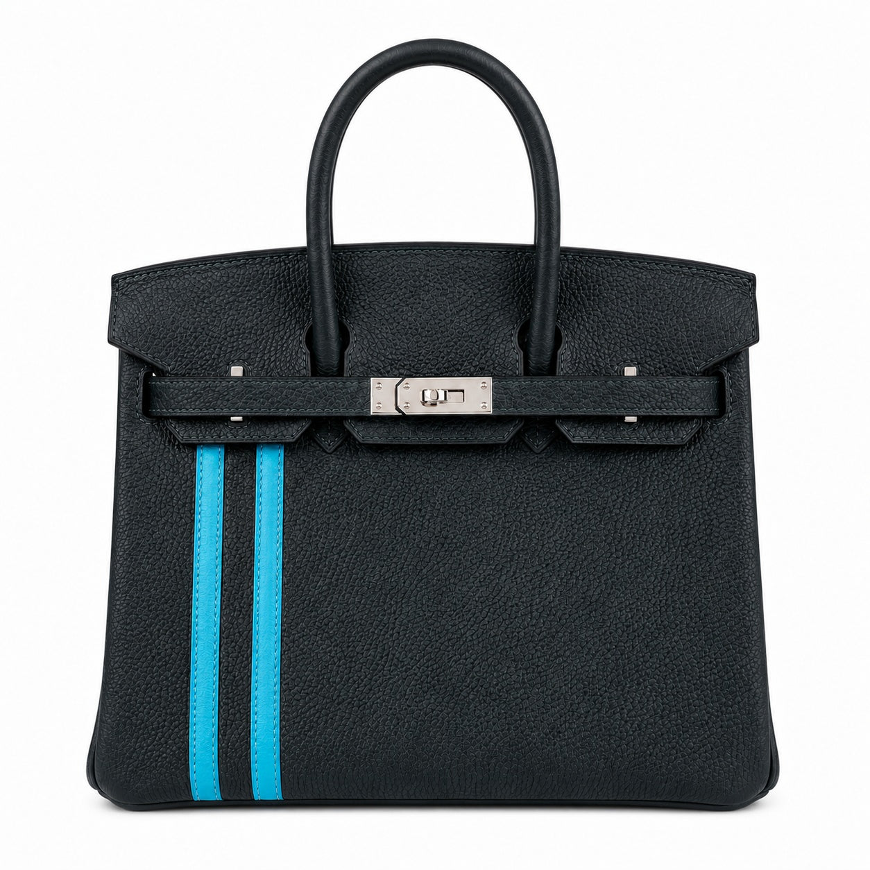 Mini Birkin 25cm Officier Edition in Cypress Green Togo & Swift Calfskin