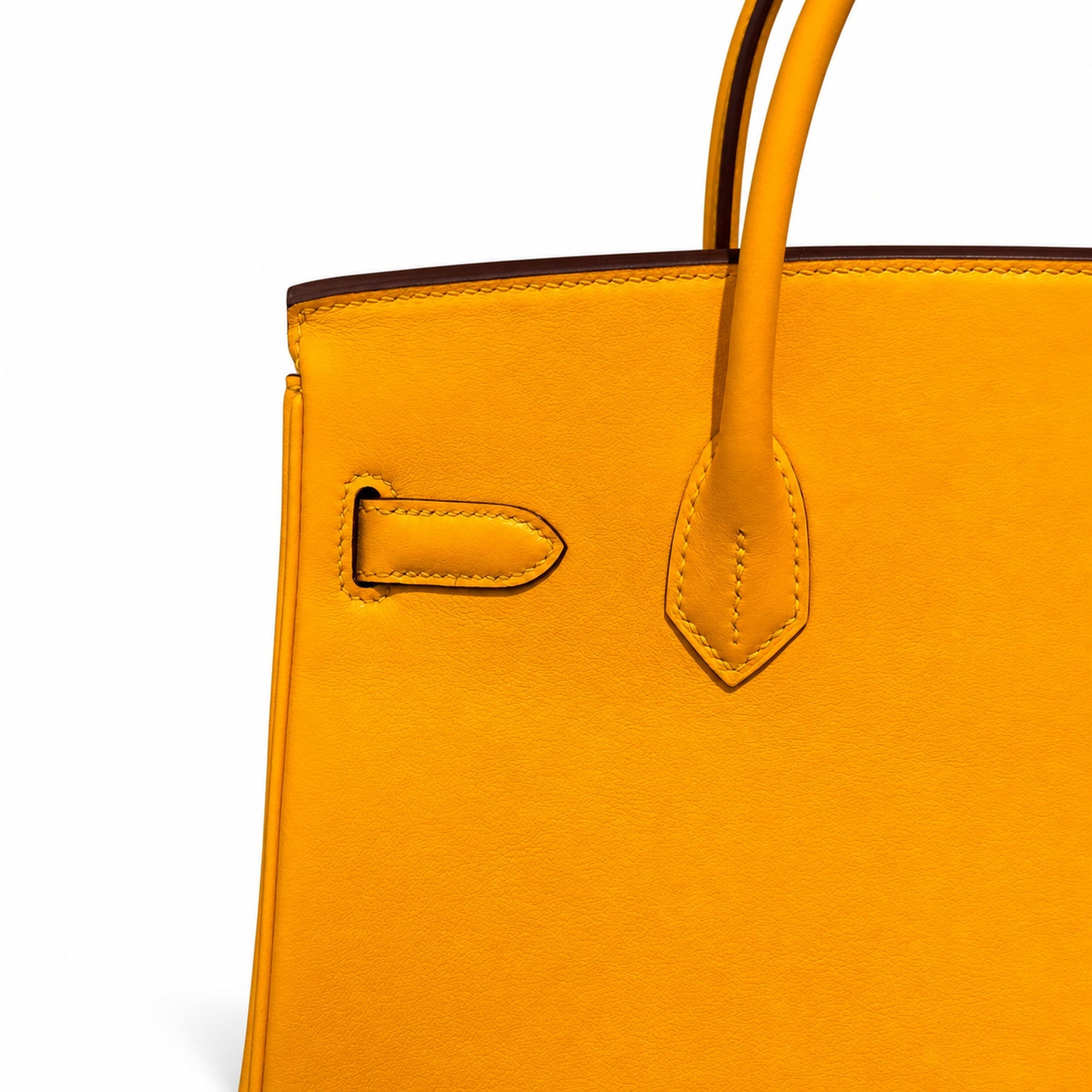 Birkin 30cm HSS Edition in Amber Yellow with Rainbow Swift Fringe