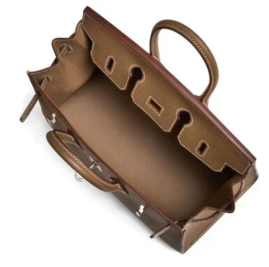 Etoupe Epsom Birkin 25 Sellier Palladium Hardware