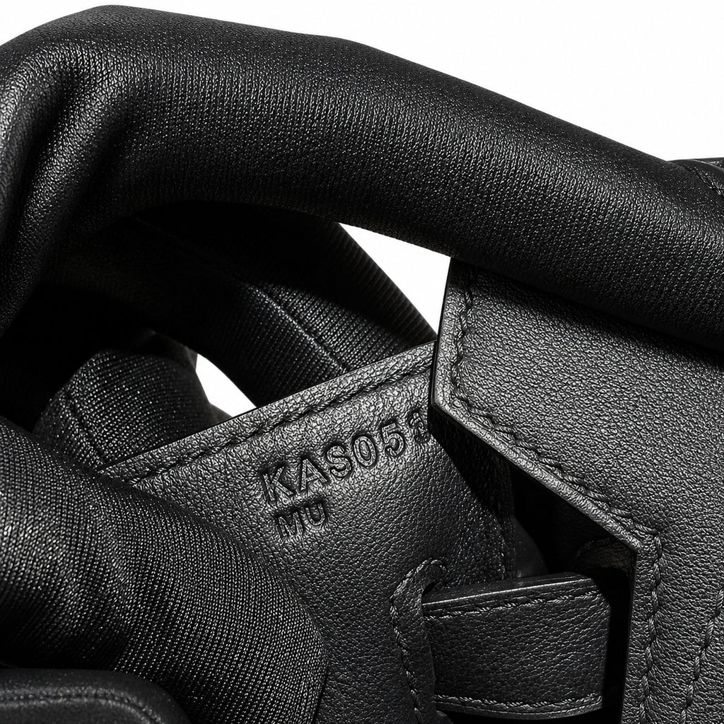 Birkin Ghillies 30 Total Black Leather Top-Handle Bag