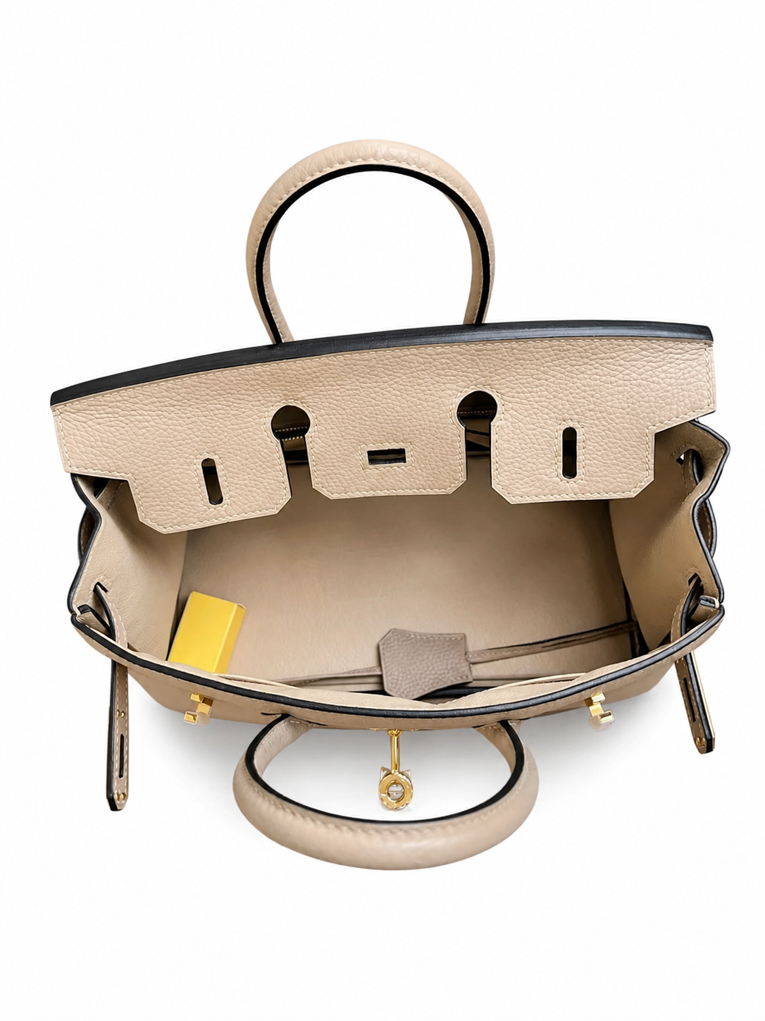 Birkin 25 Retourne in Trench Togo Leather (Gold Hardware)