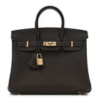 Birkin 25 Togo handbag is made of extremely soft calfskin
