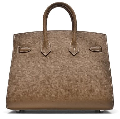 Etoupe Epsom Birkin 25 Sellier Palladium Hardware