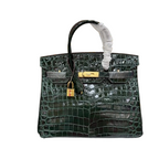 Birkin Vert Titien Matte Alligator Gold Hardware