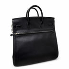 Birkin 40 Rock Sellier in Noir Swift Leather (Palladium Hardware)