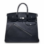 Birkin 40 Rock Sellier in Noir Swift Leather (Palladium Hardware)
