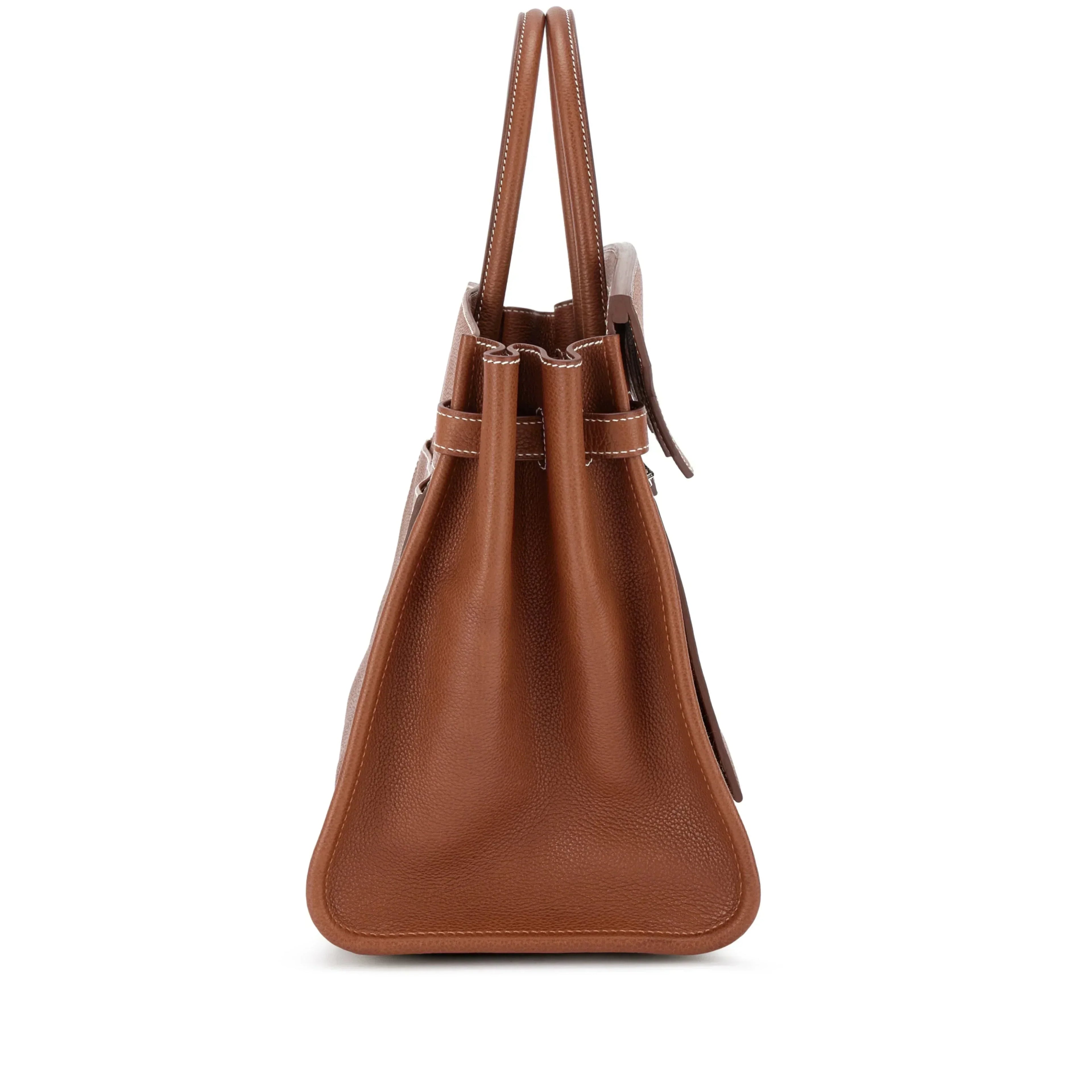 Birkin 35 L'Envers Edition Fauve Barenia Faubourg Palladium Hardware