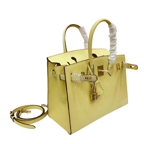Birkin Style 25/30 Sellier in Lime Epsom Leather (Gold Hardware)