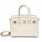Birkin Style 25/30 Sellier in Craie Epsom Leather (Gold Hardware)