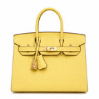 Birkin Style 25/30 Sellier in Lime Epsom Leather (Gold Hardware)