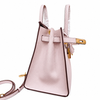 Birkin Style 25/30 Sellier in Rose Sakura Epsom Leather (Gold Hardware)