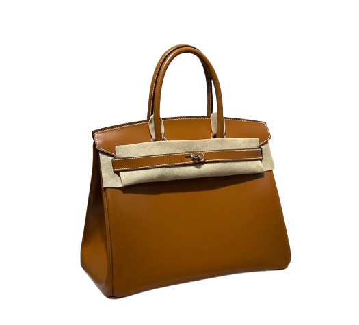 Birkin 30 Sellier in Gold Boxcalf Leather (Palladium Hardware)