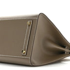 Birkin Sellier 30 Etoupe Epsom Quilted Epsom Leather